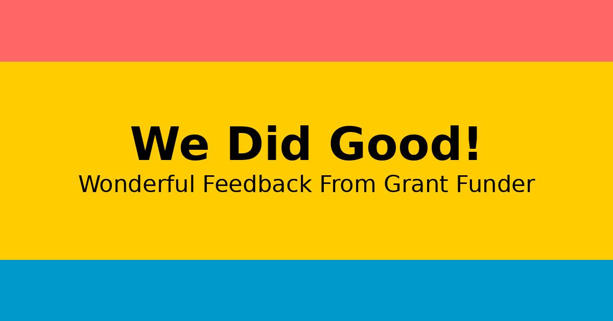 Positive Feedback From Grant Funder on Talk Cancer Project 2026